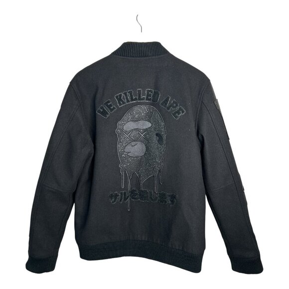 Hudson Outerwear x Babe Collaboration Embroidered Sequin Black Jacket Men's Sz L - Picture 3 of 16